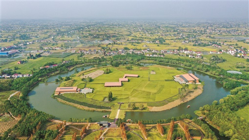 澧縣城頭山國家考古遺址公園。湖南日報(bào)全媒體記者 辜鵬博 攝