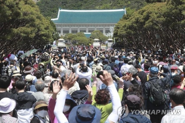 韓國青瓦臺時隔74年首次向公眾全面開放（圖源：韓聯(lián)社）