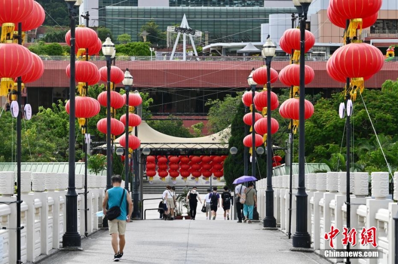 （慶祝香港回歸祖國(guó)25周年）香港沙田慶回歸氣氛濃