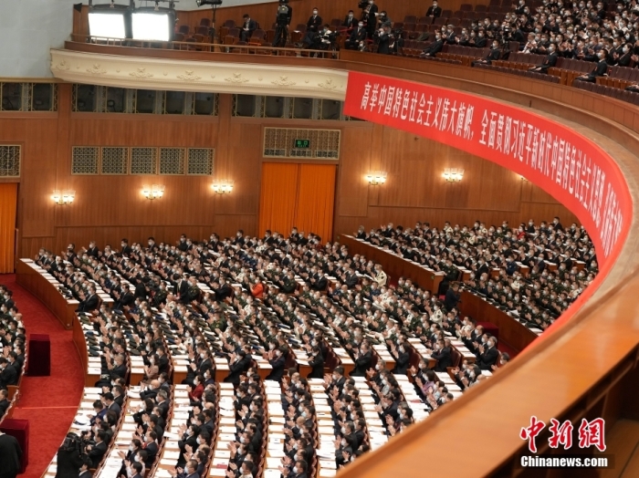 10月16日，中國共產(chǎn)黨第二十次全國代表大會在北京人民大會堂隆重開幕。 <a target='_blank' href='/'>中新社</a>記者 毛建軍 攝