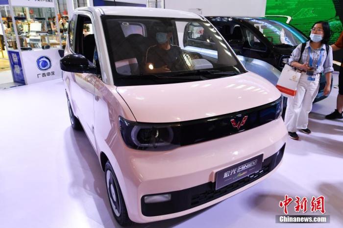 資料圖：五菱宏光MINI EV。 <a target='_blank' href='/'>中新社</a>記者 崔楠 攝