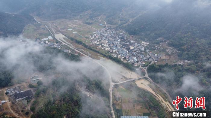 黃田村村貌。　余汕康 攝