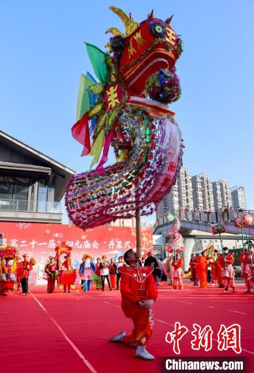 武漢：“歸元廟會(huì)”啟幕呈現(xiàn)非遺文化盛宴