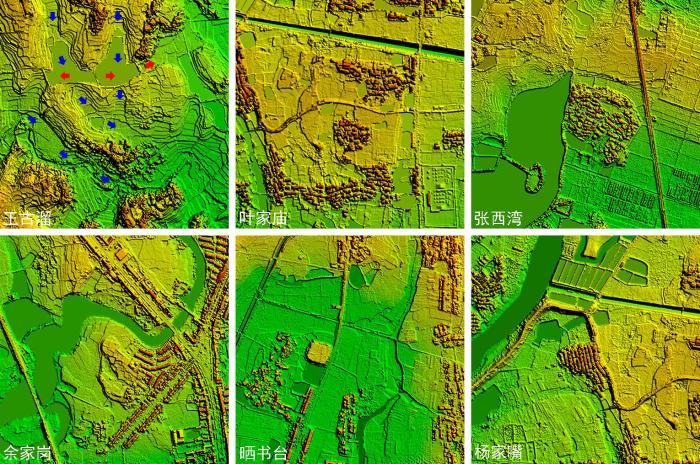 大別山西南聚落的數(shù)字表面模型(1km×1km)?！⒔▏?供圖