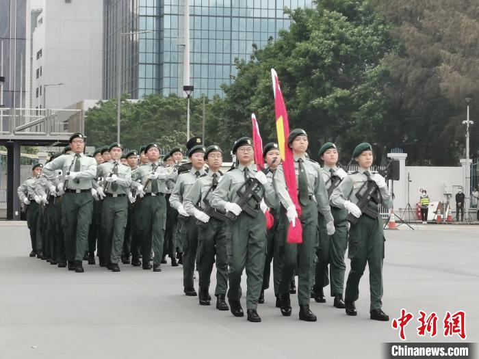 香港青少年軍匯操檢閱儀式暨年度獎(jiǎng)項(xiàng)頒獎(jiǎng)典禮在港舉行