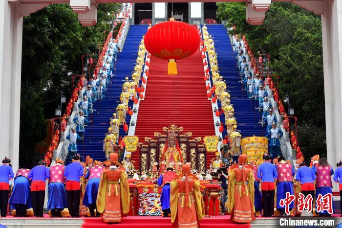 “媽祖故里”舉行春祭大典紀(jì)念媽祖誕辰1063周年