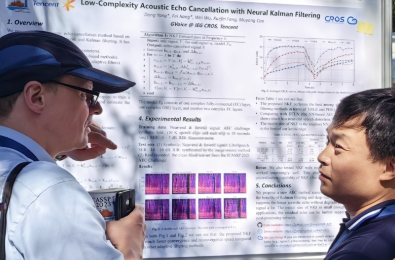 游戲科技登上頂級學(xué)術(shù)會議，騰訊游戲GVoice NKF亮相ICASSP 2023
