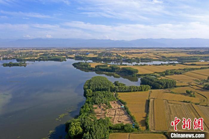 遺址遠(yuǎn)景。　陜西省考古研究院供圖