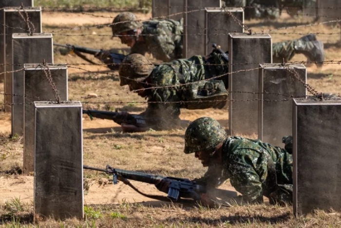 臺軍資料圖。圖片來源：臺灣《聯(lián)合報》。