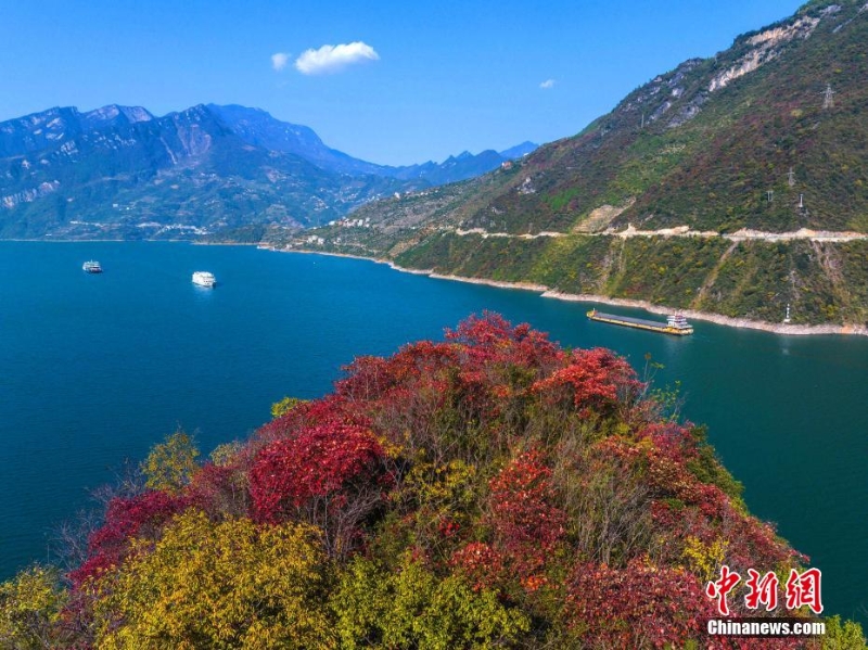 三峽庫區(qū)航運繁忙有序