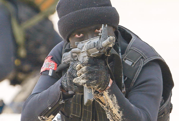 臺灣陸軍海龍蛙兵別名“水鬼”